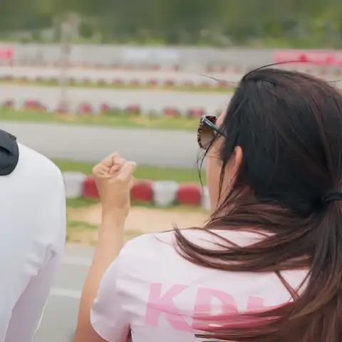 Bring along friends and family to cheer you on from the sidelines.